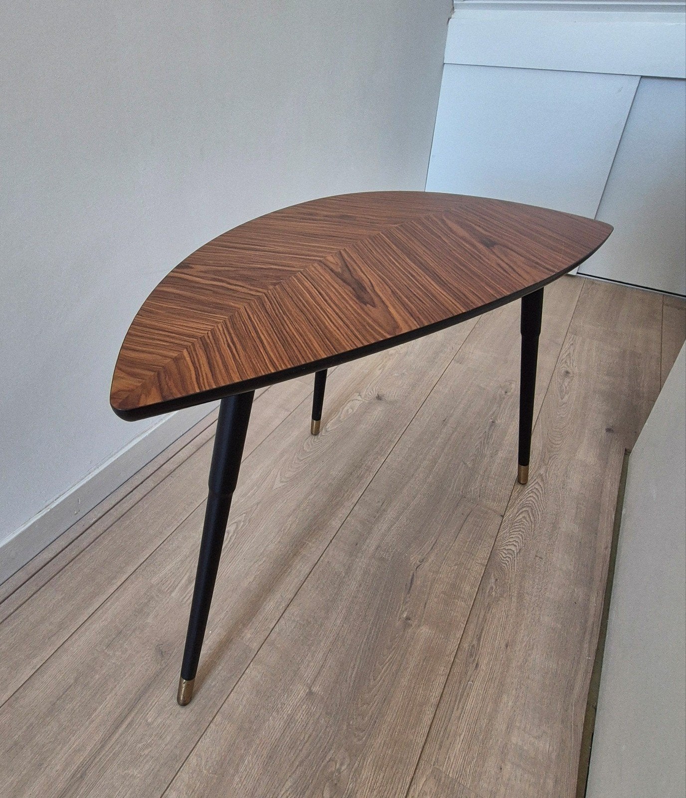 IKEA LÖVBACKEN bijzettafel, bruin, 77x39 cm, Ophalen, Minder dan 45 cm, Retro, Modern, Zo goed als nieuw