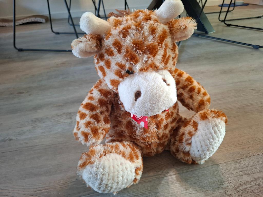 Knuffel - Giraffe 2, Kinderen en Baby's, Speelgoed | Knuffels en Pluche, Ophalen of Verzenden, Gebruikt, Giraf