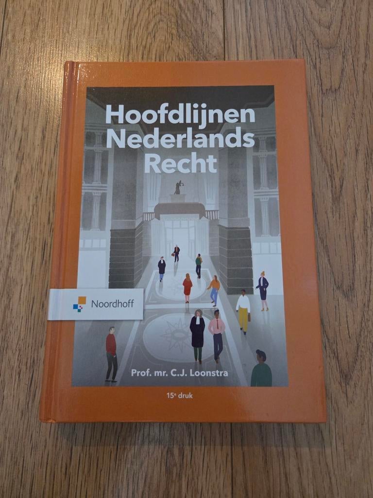 Hoofdlijnen Nederlands recht - 15e druk, Ophalen of Verzenden, Zo goed als nieuw, C.J. Loonstra