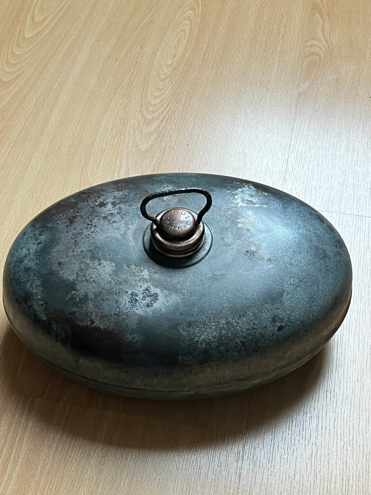 Antieke Sullo metalen kruik - Vintage warmwaterkruik, Antiek en Kunst, Ophalen