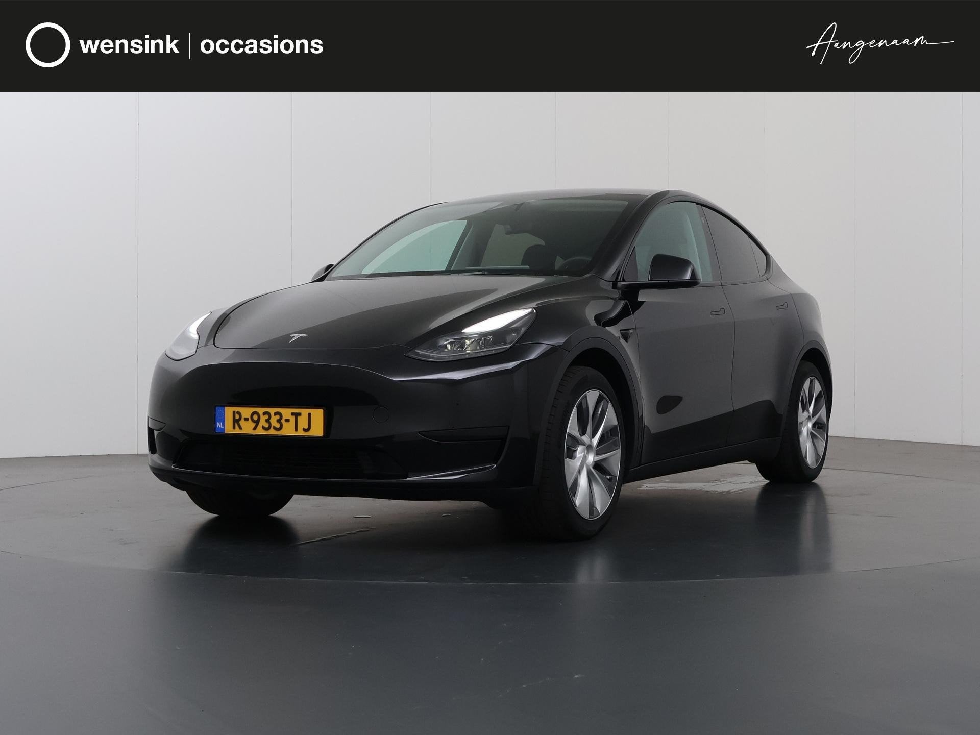 Tesla Model Y RWD 58 kWh | Panoramadak | 360 Camera | Stoe, Automaat, 238 pk, Gebruikt, Zwart