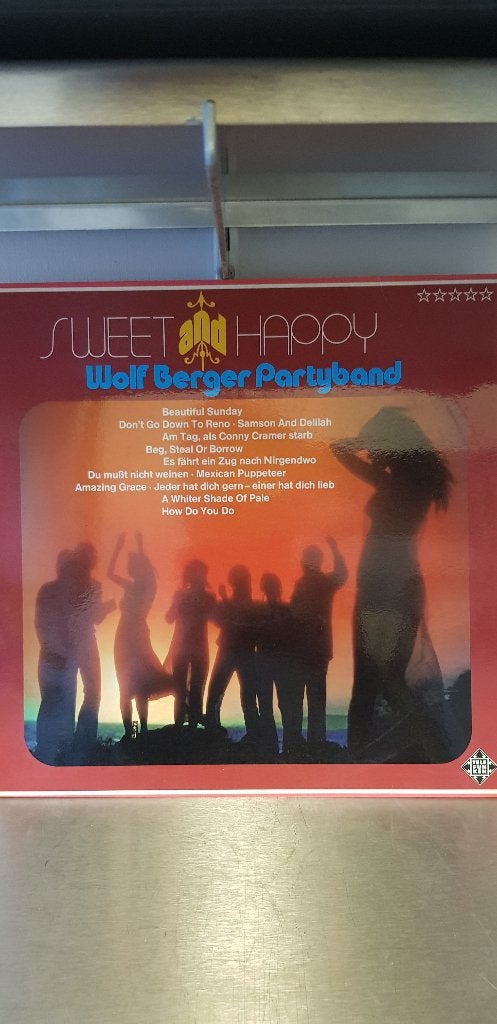 Wolf Berger partyband-sweet and happy (Z222-259)Proefpersing, Ophalen of Verzenden, Zo goed als nieuw, 12 inch