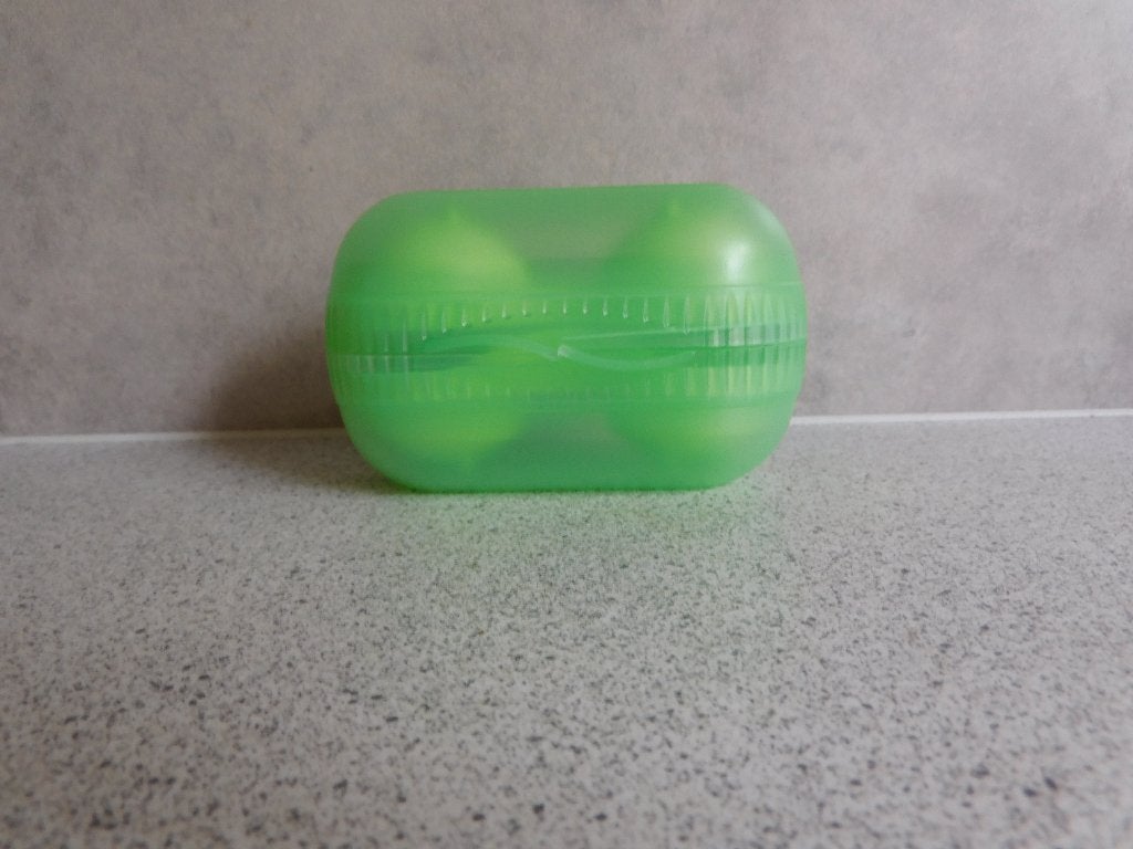 Tupperware Trendy Eierdoos voor 2 eieren - Groen, Bewaardoos, Ophalen of Verzenden, Zo goed als nieuw, Groen