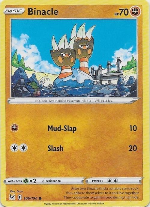 Lost Origin,  Binacle [common] 106/196, Verzenden, Nieuw, Losse kaart