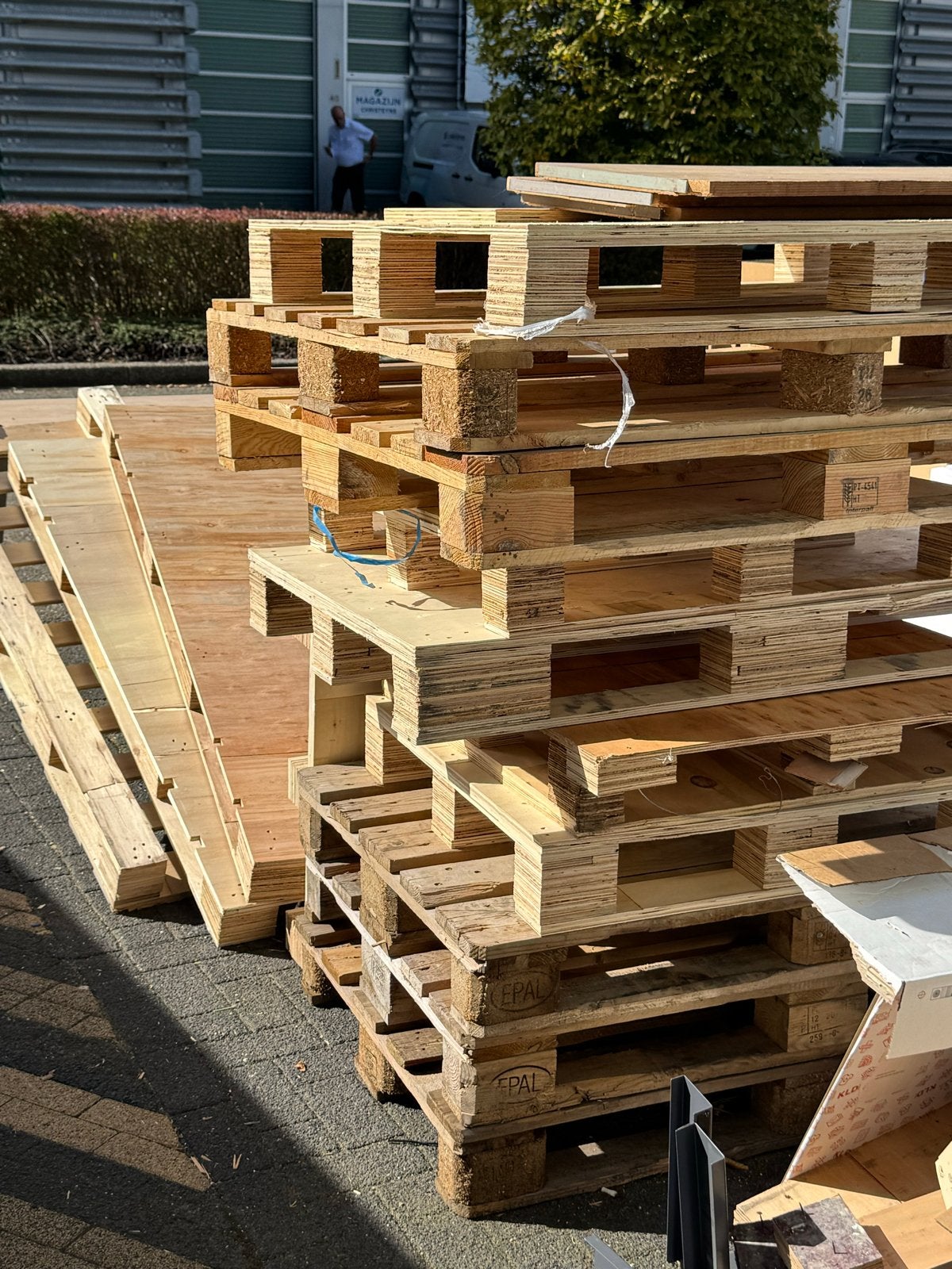 Gratis pallets af te halen, Ophalen, Gebruikt, Pallet