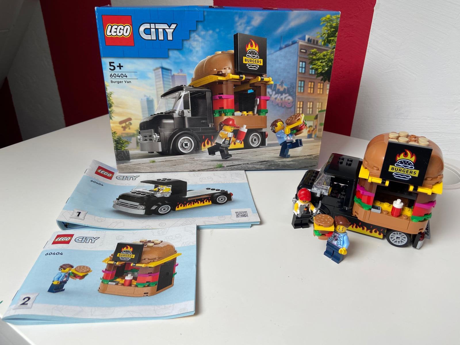 Lego City Hamburger bus, City, Ophalen of Verzenden, Zo goed als nieuw, Complete set