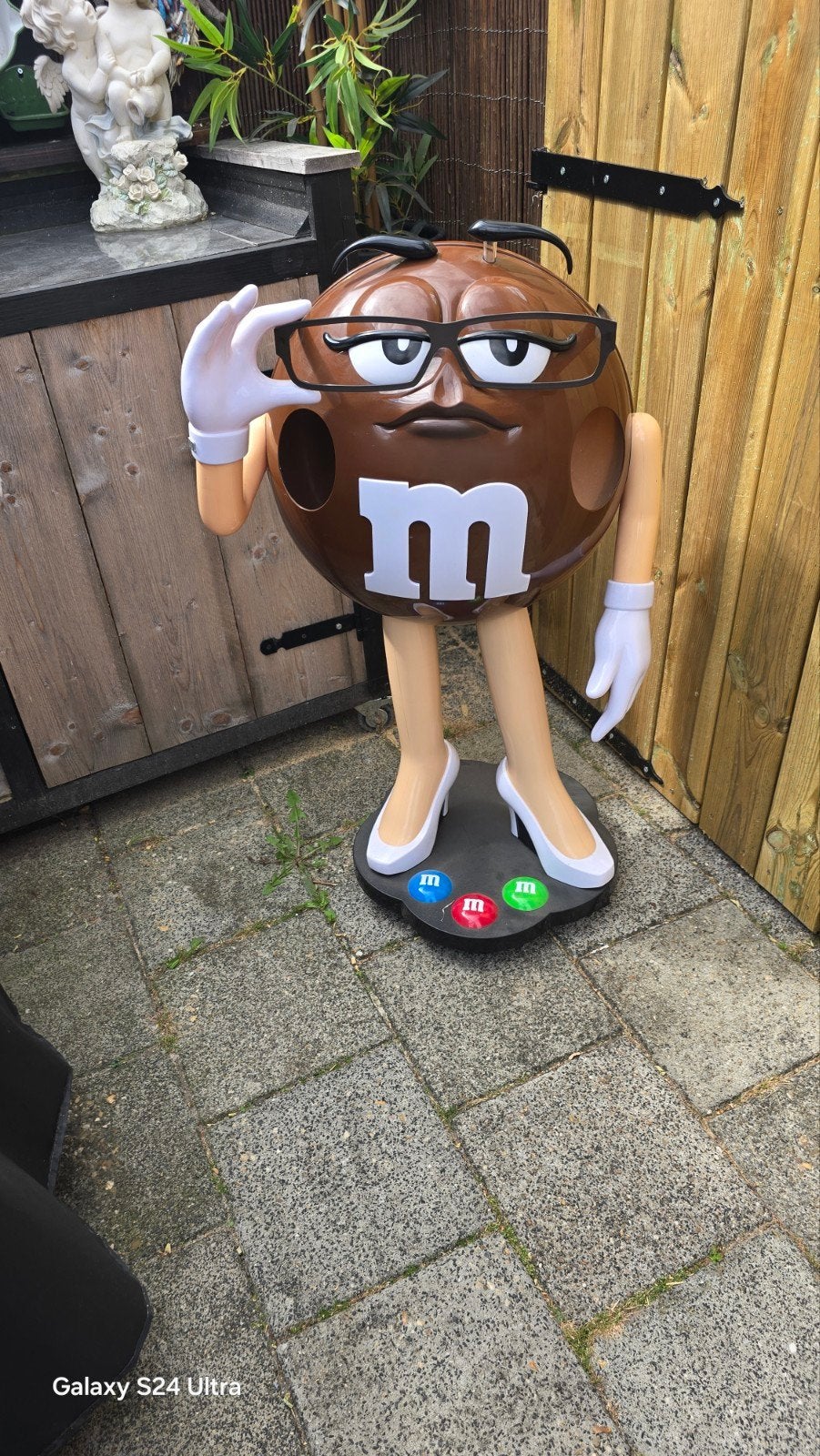 M&M's Ms. Brown (de bruine ) 100cm hoog winkeldisplay Origin, Ophalen, Huis en Inrichting