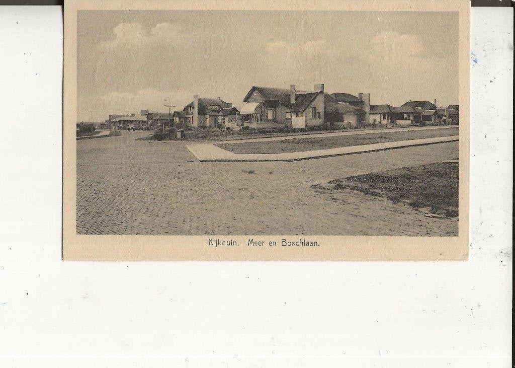 Kijkduin Meer en Boschlaan 20-7-1929, Ophalen of Verzenden, 1920 tot 1940, Gelopen, Zuid-Holland