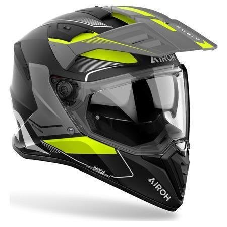 Airoh Bandit Tune Integraalhelm, Zwart-Geel, Motoren, Ophalen of Verzenden, Nieuw met kaartje