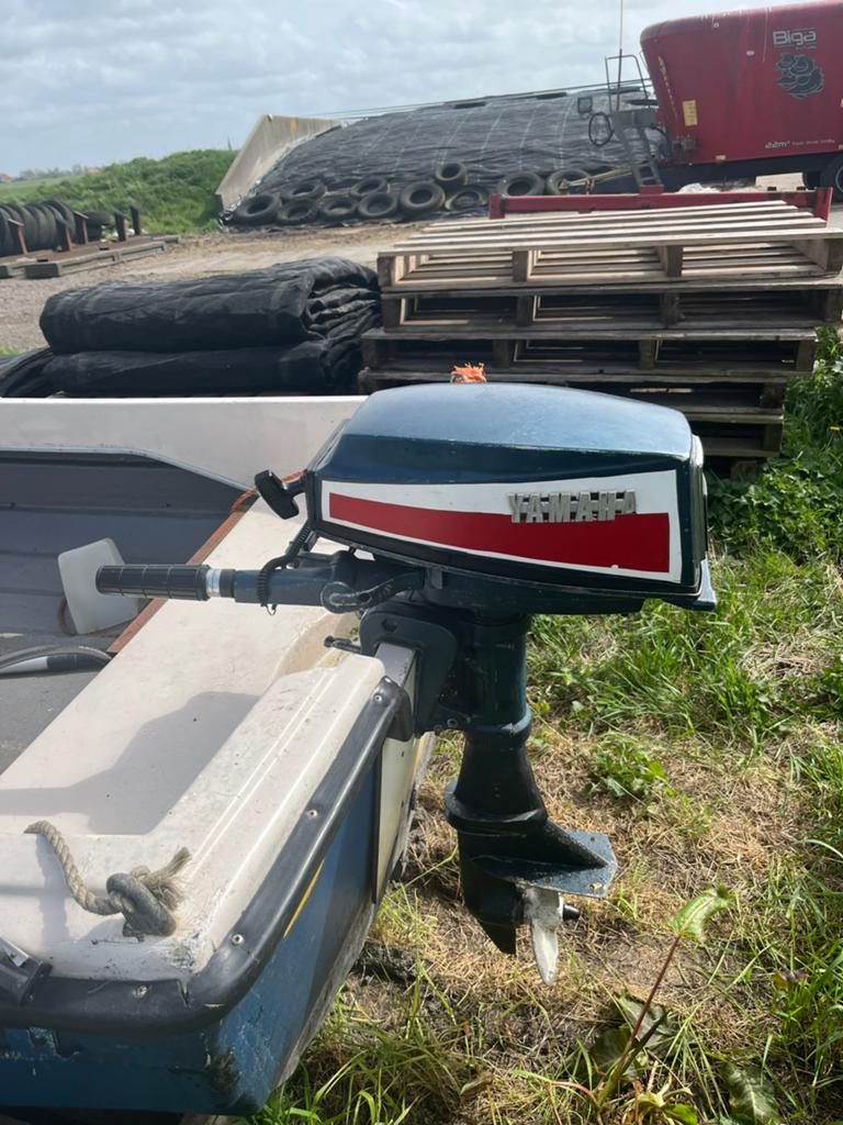 8pk yamaha 2 takt, Ophalen, Gebruikt, Motor en Techniek, Motorboot