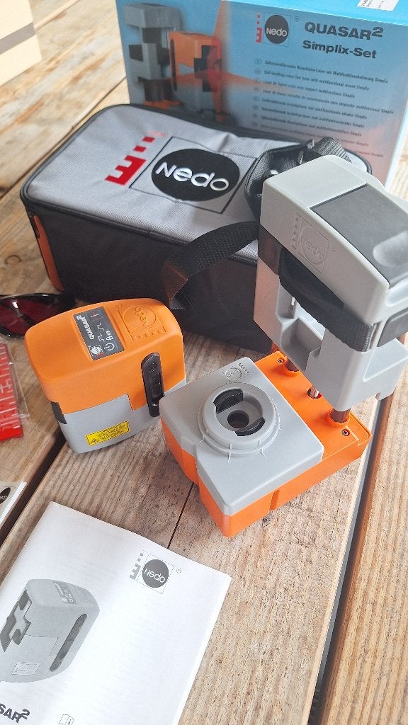 Nedo Quasar2 Simplix Set Laser bouwlaser NIEUW!, ., Nieuw, Ophalen of Verzenden, .