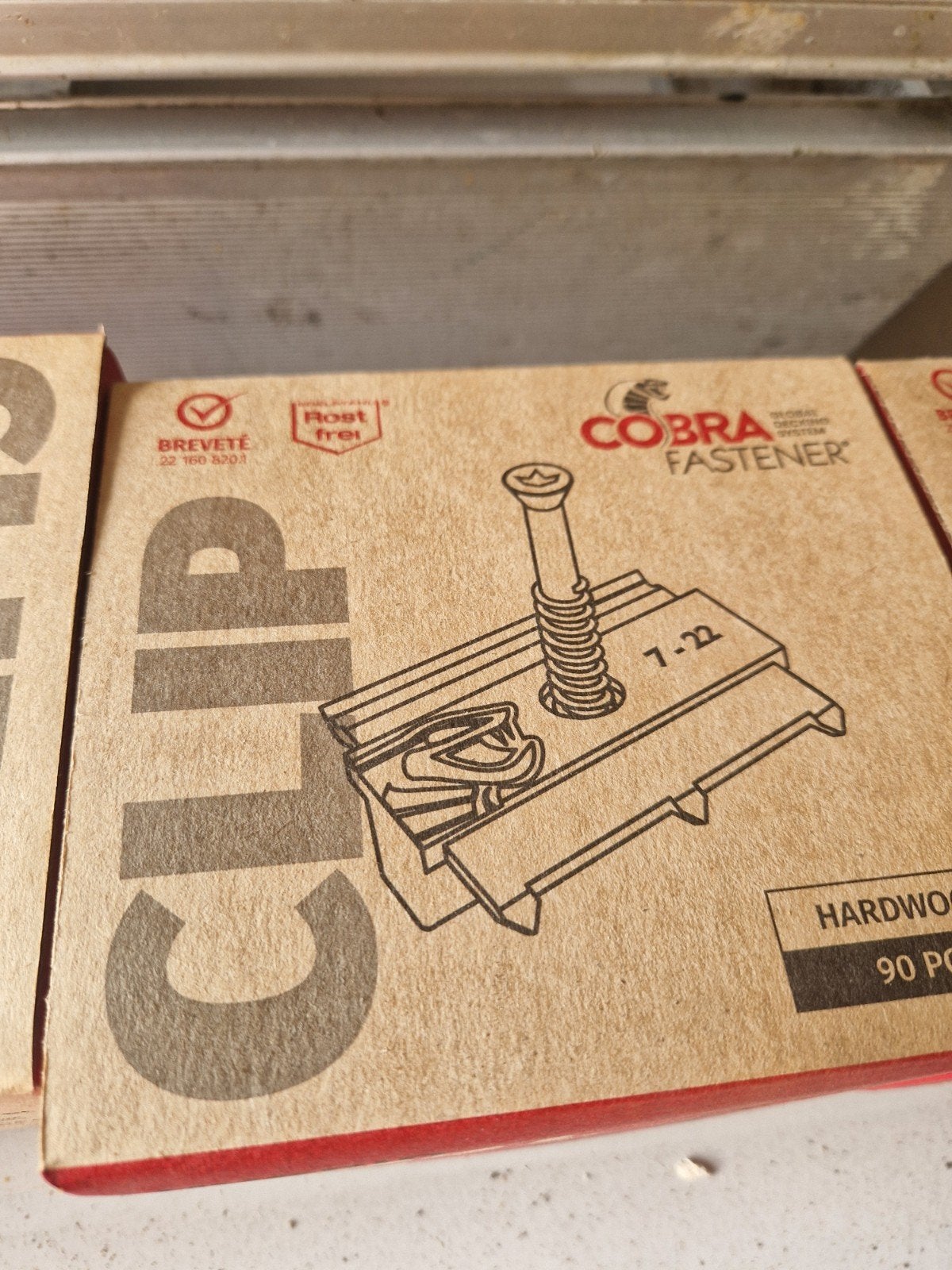 Cobra Fastener Vlonder Clips 7-22L (540 stuks), Ophalen, Overige typen, Nieuw, Minder dan 50 mm