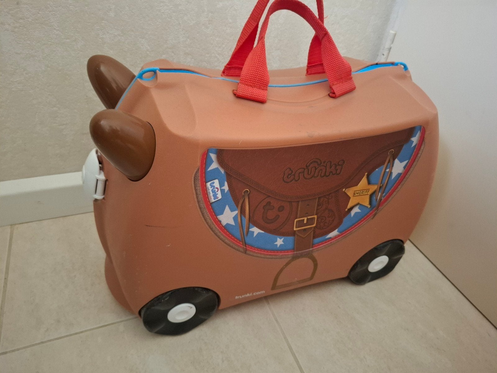 Trunki Bronco Kinderkoffer Cowboy - Zo goed als nieuw, Ophalen of Verzenden, Zo goed als nieuw