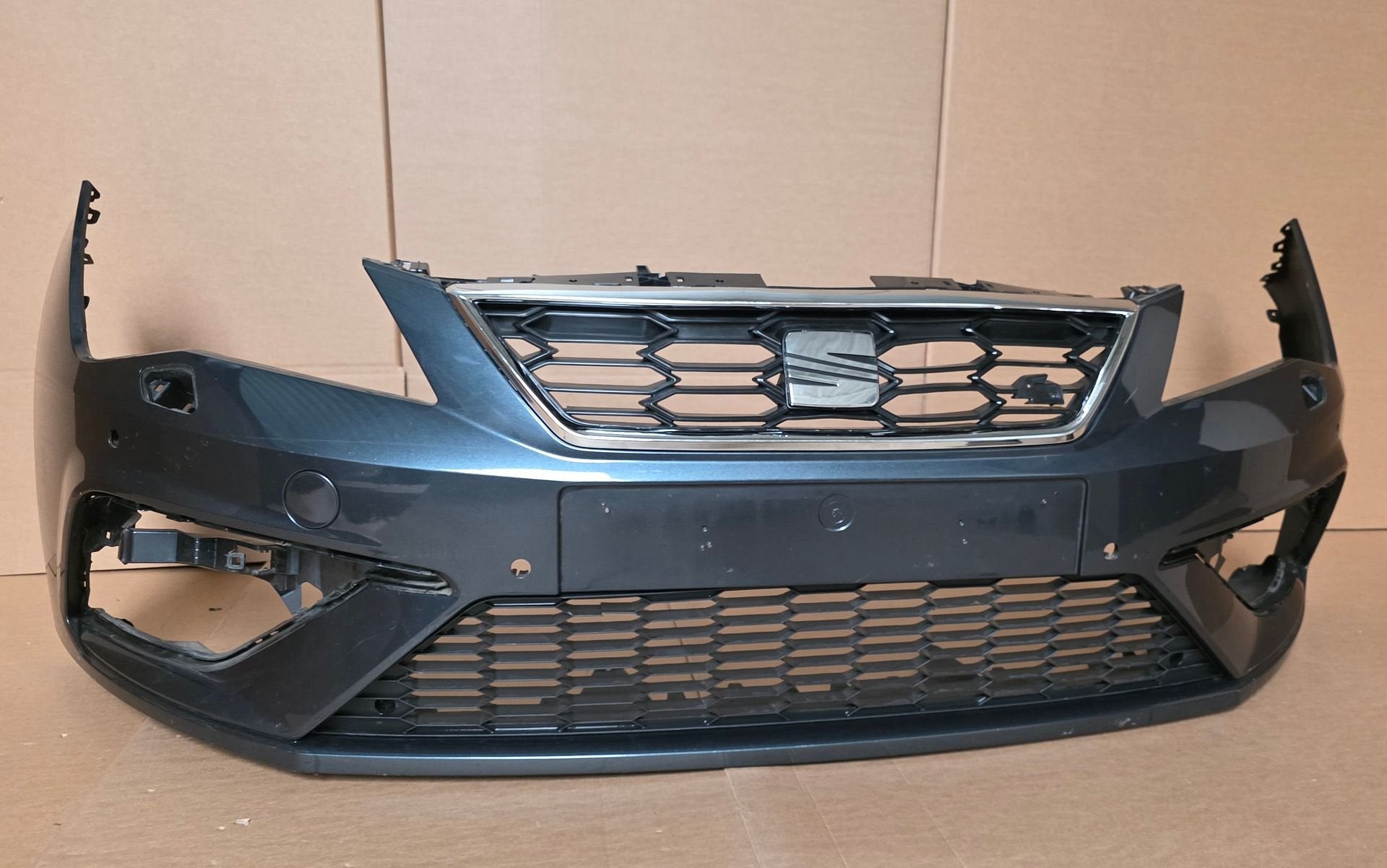 Voorbumper Seat Leon 3 III 5F FACELIFT FR SPORT bj 2017-2021, Gebruikt, -, Voor, Ophalen of Verzenden