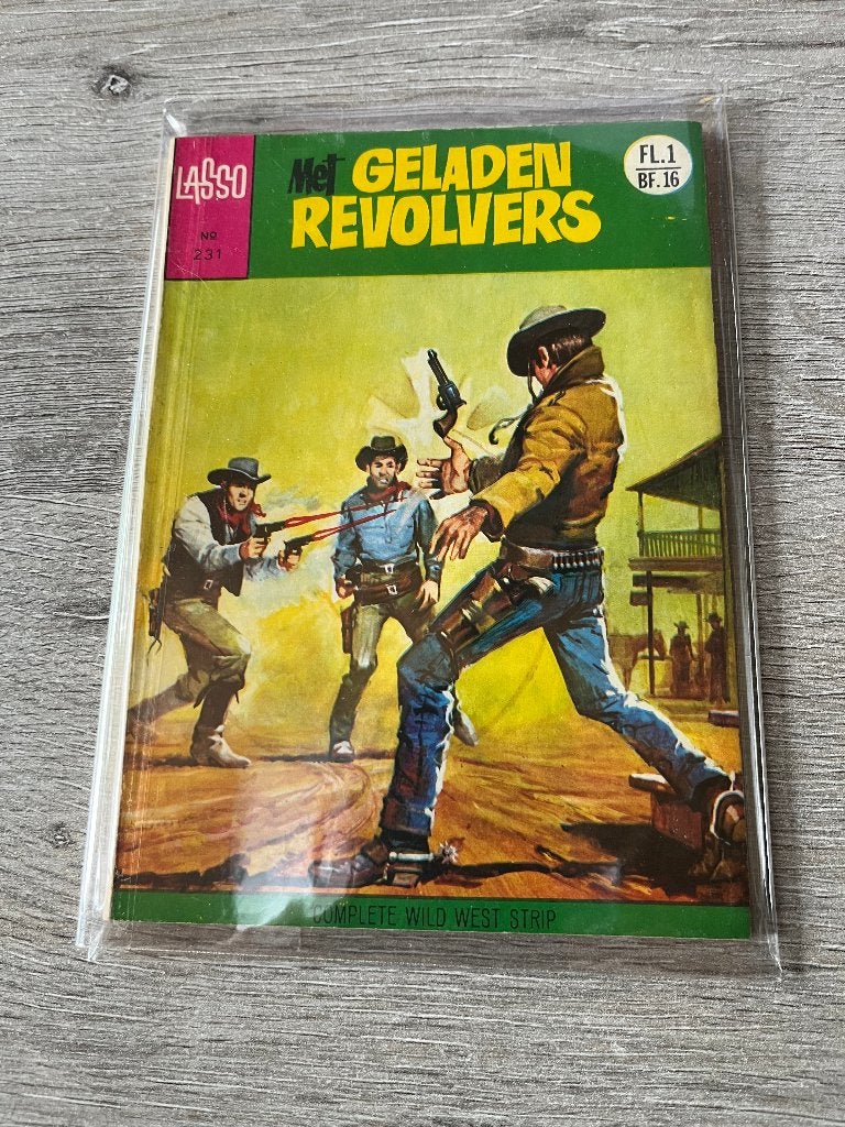 Lasso 231 Met geladen revolvers, Eén comic, Ophalen of Verzenden, Gelezen, Amerika
