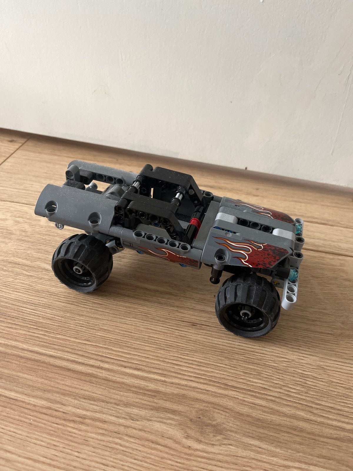 Lego Technic Hot Rod met vlammen, Ophalen of Verzenden, Gebruikt, Overige merken