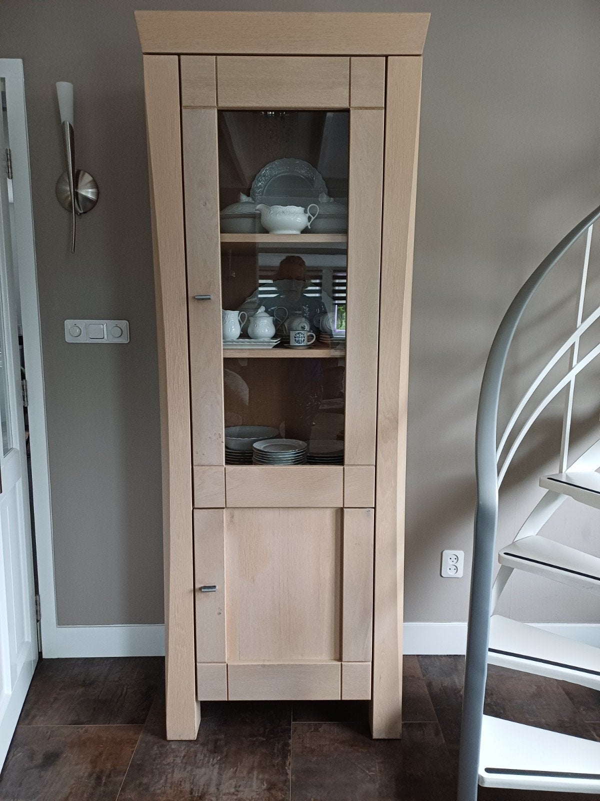 meubelset White wash, Met plank(en), Gebruikt, Eikenhout, Ophalen of Verzenden