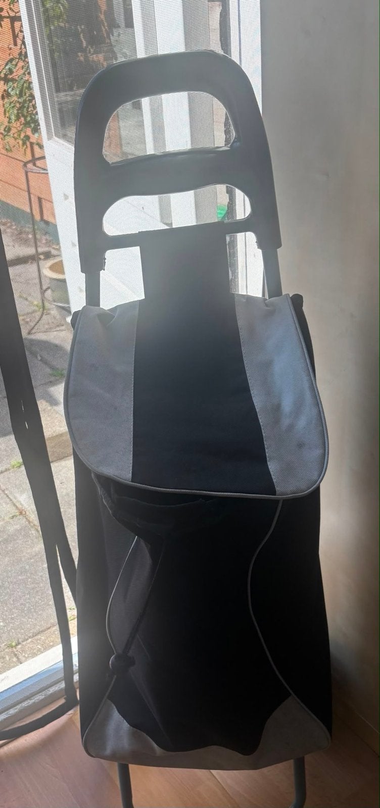 Boodschappentas op wieltjes, Ophalen, Minder dan 50 cm, Gebruikt, Zwart