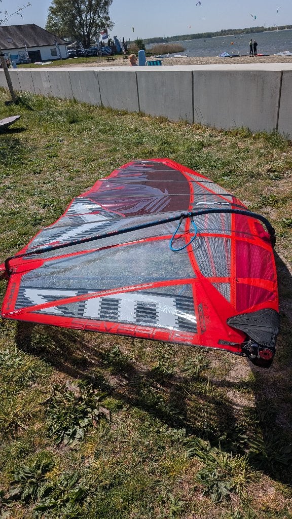 Severne Mach 7, 6,5 m², race-/slalomzeil, in topconditie, Ophalen, 5 tot 6.5 m², Severne, Zeil