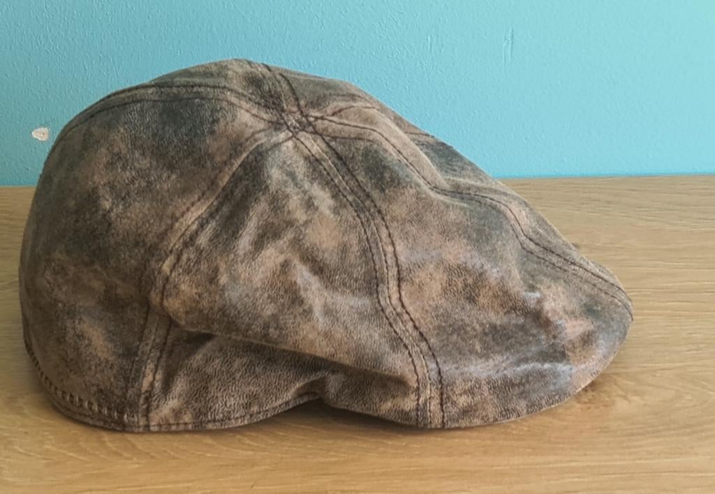 STETSON leren pet XL, Stetson, Verzenden, 58 of 59 cm (L, 7¼ of ⅜ inch), Pet