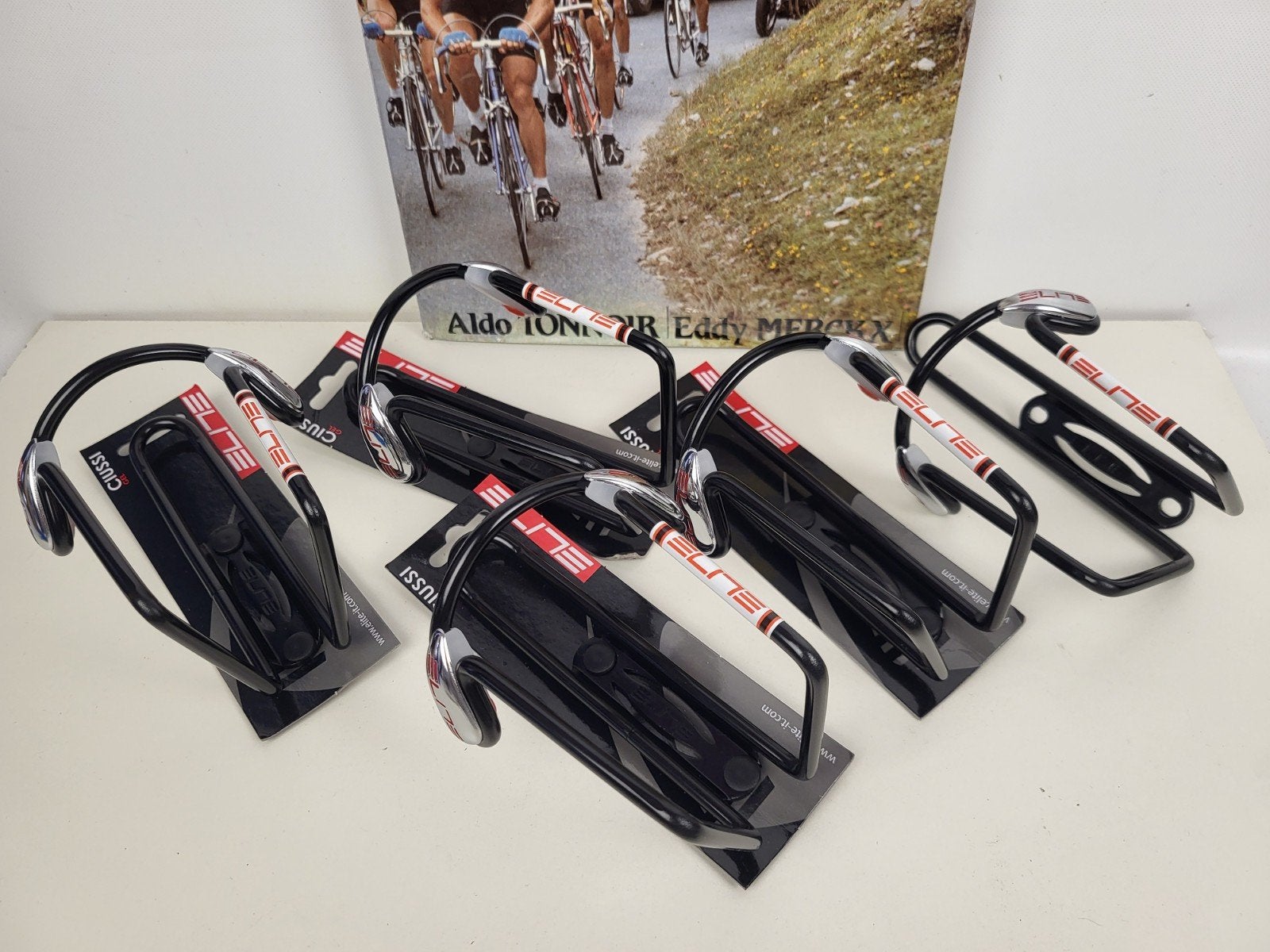 bidonhouders elite scuisi zwart nieuw, Elite, Nieuw, Ophalen of Verzenden, Racefiets