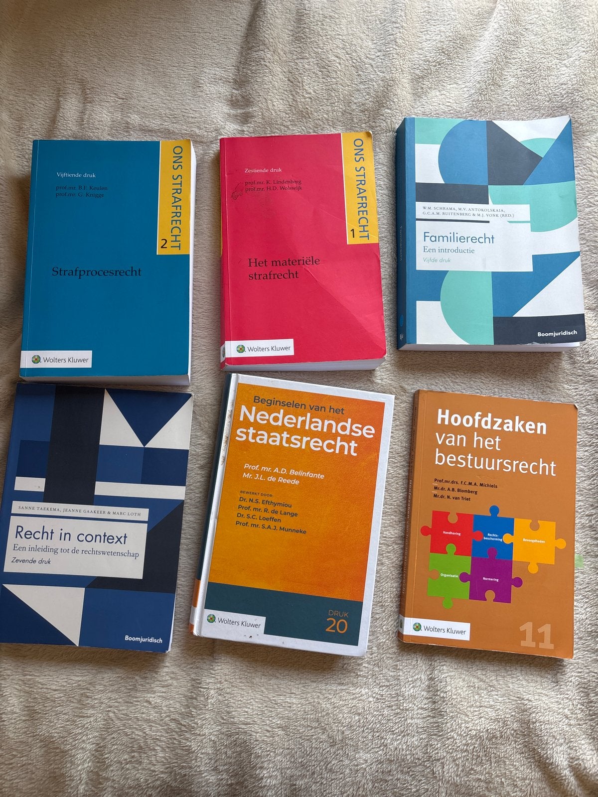 VU Rechtsgeleerdheid Jaar 1 Semester 1 Boekenpakket, Ophalen of Verzenden, Gamma, Gelezen, WO