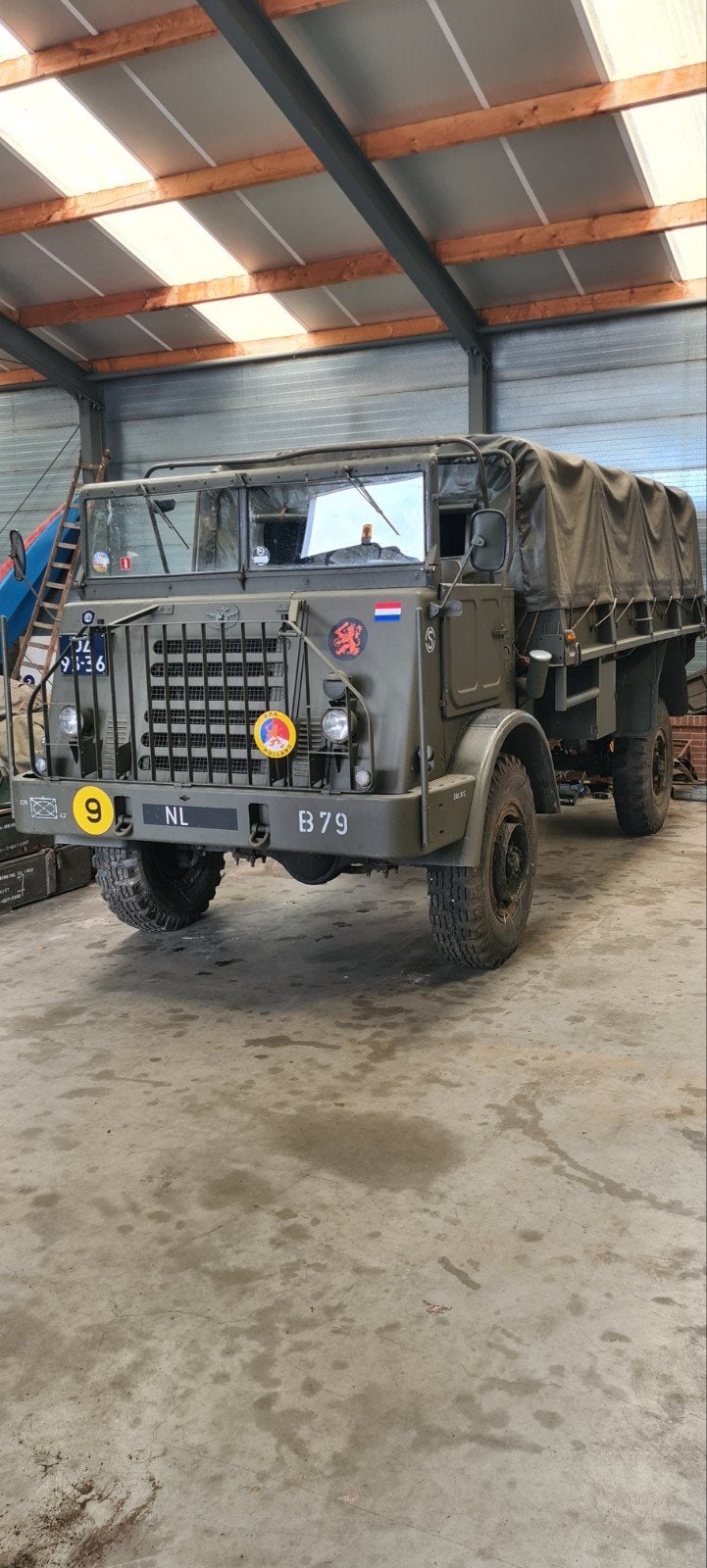 DAF 1957 Groen Daf Ya 314 3 tonner, Auto's, Bedrijf, 9 stoelen, 92 pk, Geïmporteerd