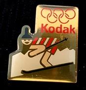 Kodak- Olympische Spelen ski pin, Verzamelen, Speldjes, Pins en Buttons, Verzenden, Nieuw, Sport, Speldje of Pin