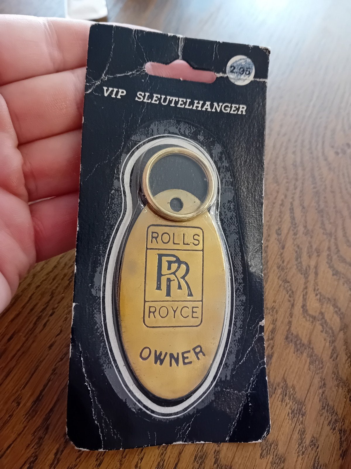 Vintage Rolls Royce Owner VIP Sleutelhanger, Ophalen of Verzenden, Nieuw, Merk