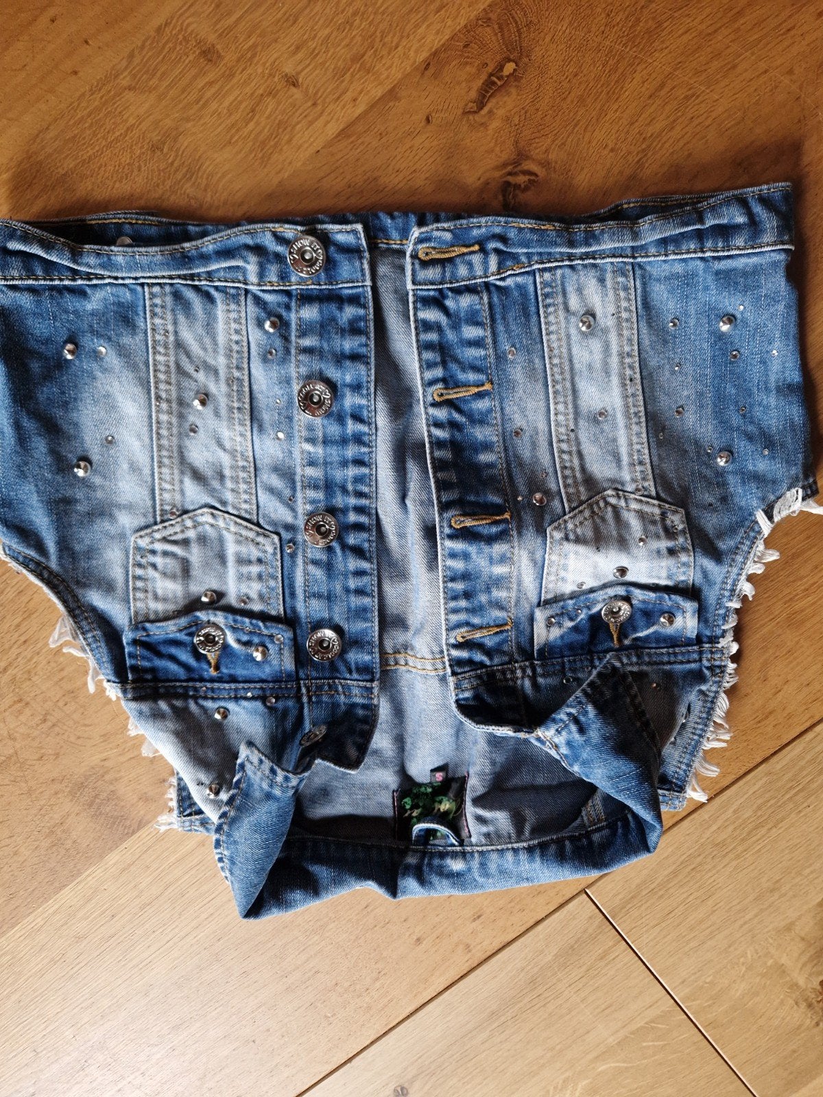 CoolCat spijker gilet maat S met studs, Kleding | Dames, CoolCat, Ophalen of Verzenden, Maat 36 (S), Blauw