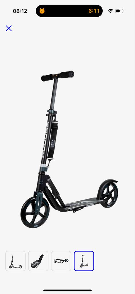 Hudora big wheels step, Fietsen en Brommers, Steps, Ophalen, Zo goed als nieuw, Gewone step