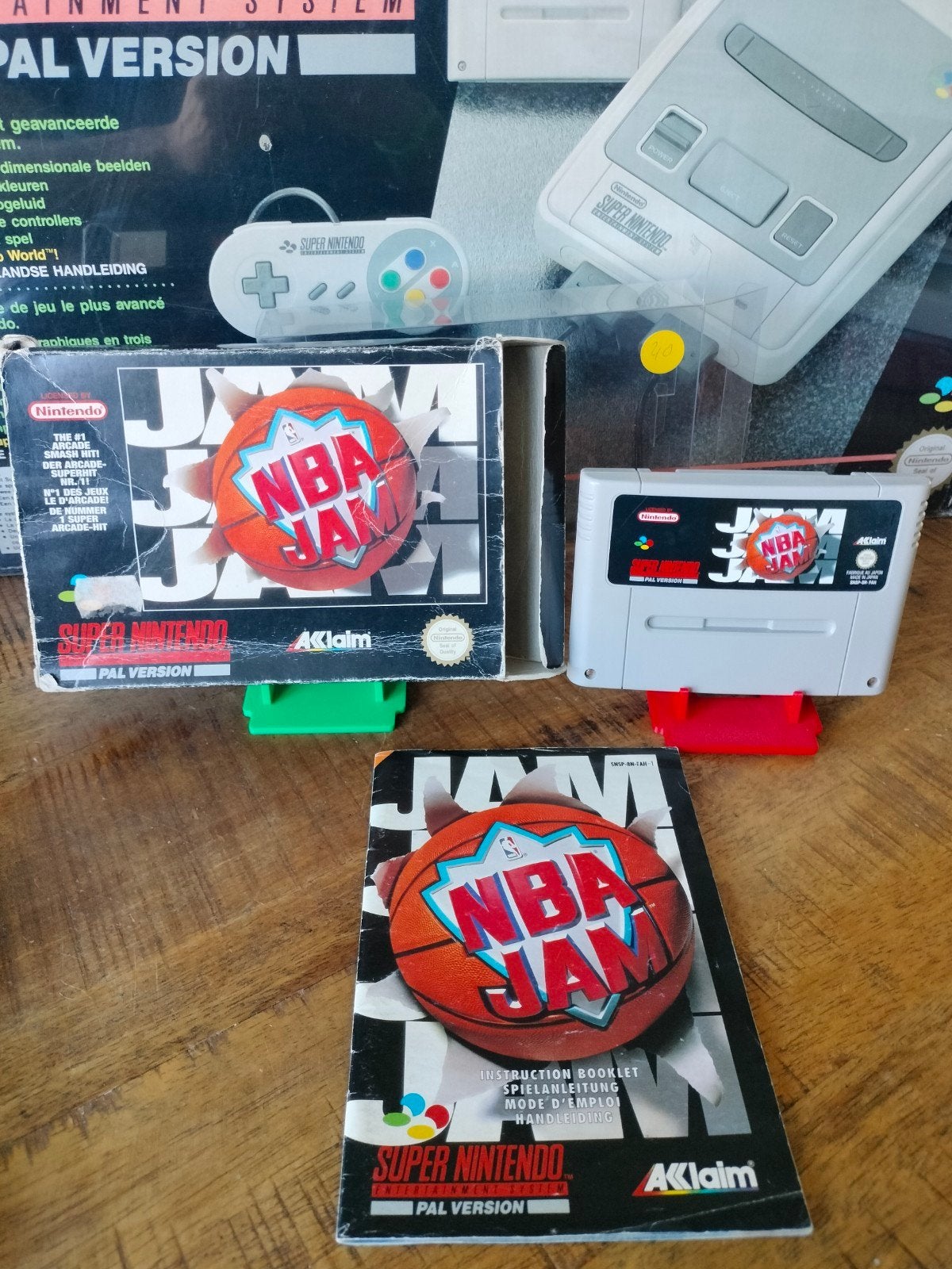 NBA Jam Super Nintendo SNES PAL -Compleet met doos en boekje, Gebruikt, 2 spelers, Eén computer, Ophalen of Verzenden