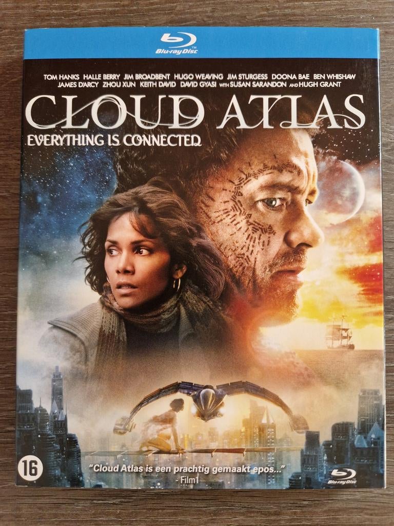 Cloud Atlas (2012) blu-ray, Ophalen of Verzenden, Zo goed als nieuw, Science Fiction en Fantasy
