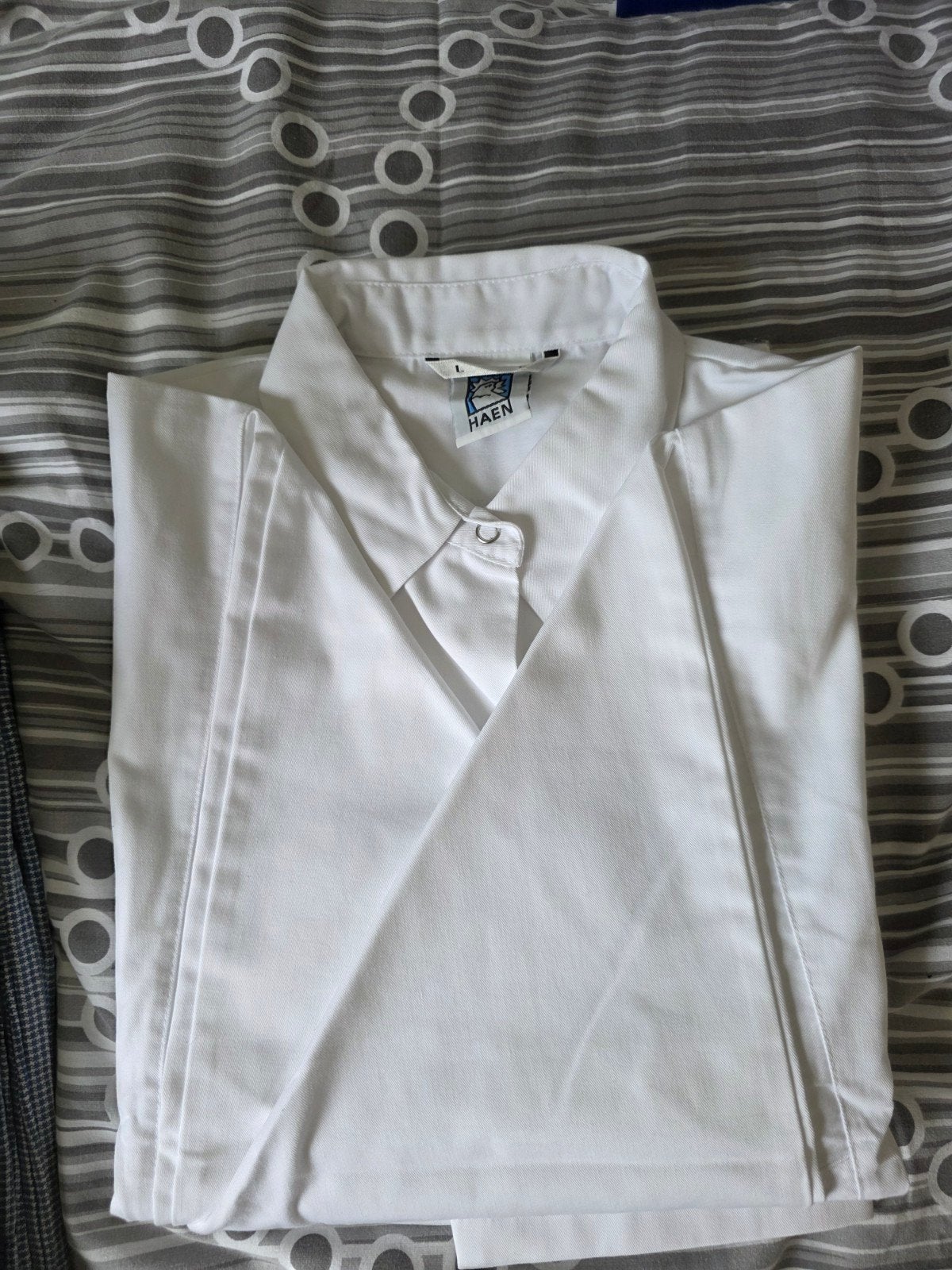 Witte koksbuis / koksjas van Haen, Wit, Nieuw, Ophalen of Verzenden, Halswijdte 41/42 (L)