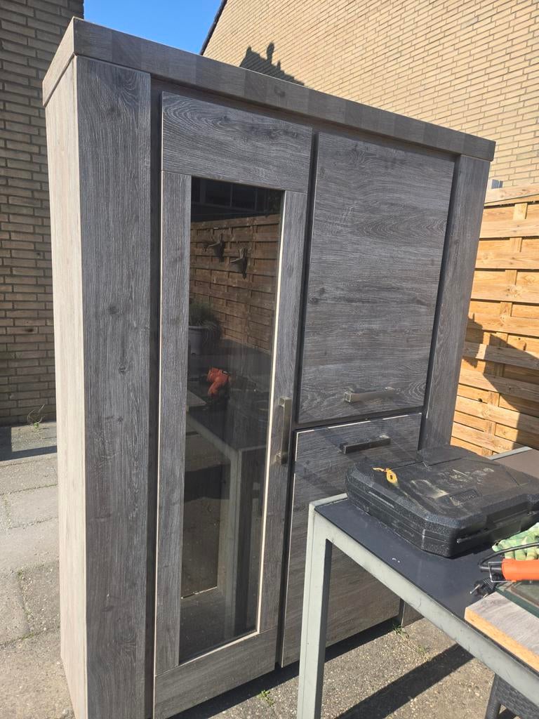 Gratis vitrine/buffetkast, Ophalen of Verzenden, Gebruikt, 25 tot 50 cm, 50 tot 100 cm