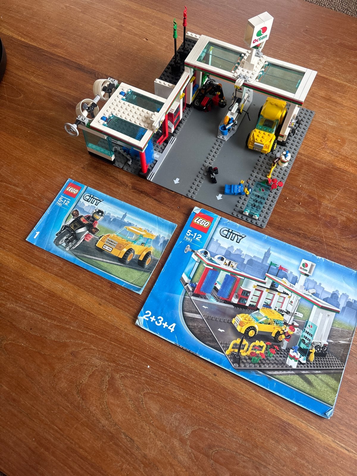 Lego City 7993 Servicestation met wasstraat, Ophalen, Lego, Complete set, Inclusief instructies