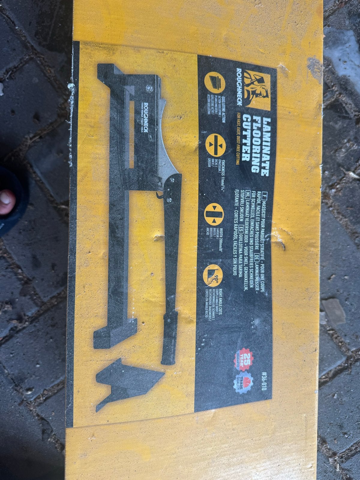 Roughneck laminaatknipper - Voor snel en nauwkeurig leggen, Ophalen of Verzenden, Zo goed als nieuw