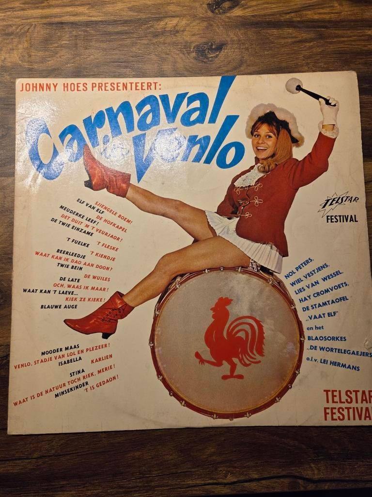 Carnaval in Venlo - Johnny Hoes Presenteert LP, Cd's en Dvd's, Gebruikt, Overige typen, Ophalen of Verzenden, 12 inch