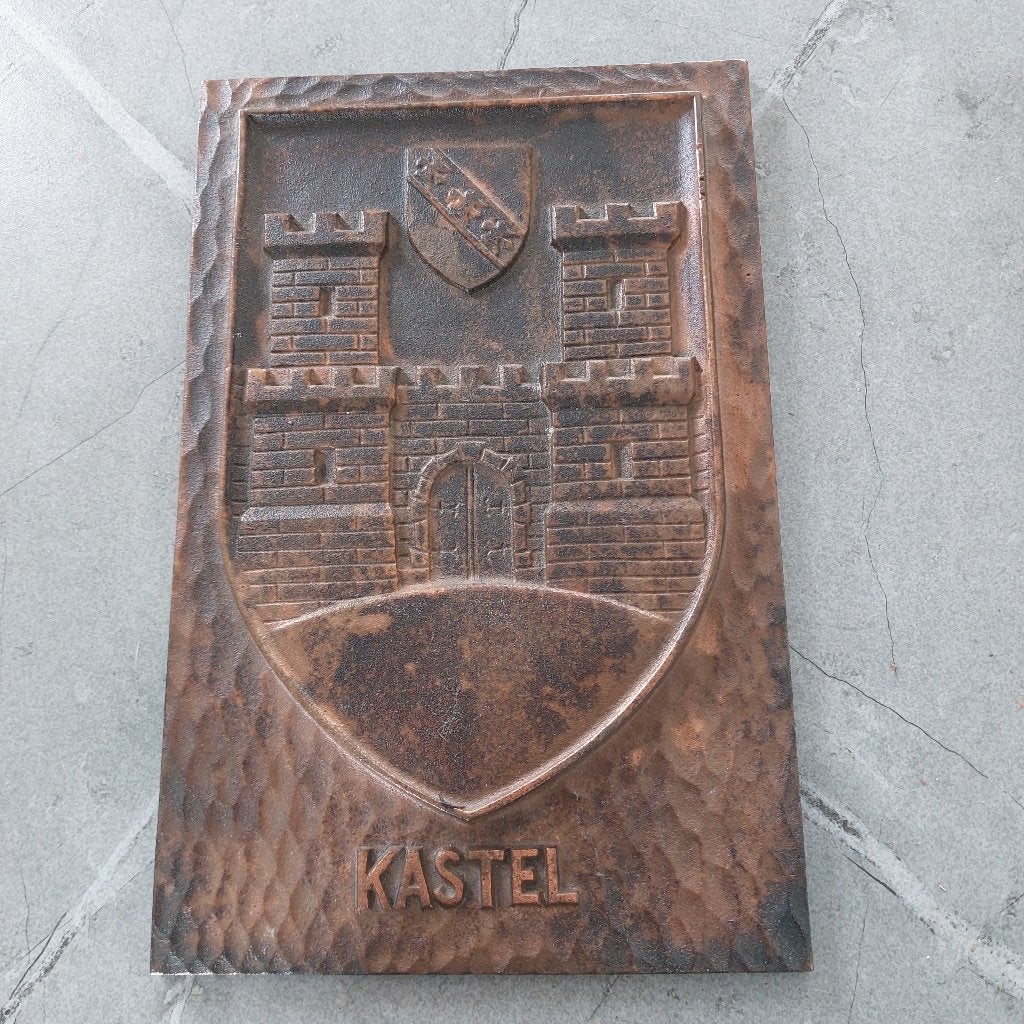 Stadswapen Mainz-Kastel - Decoratief Plaquette, Ophalen, Gebruikt