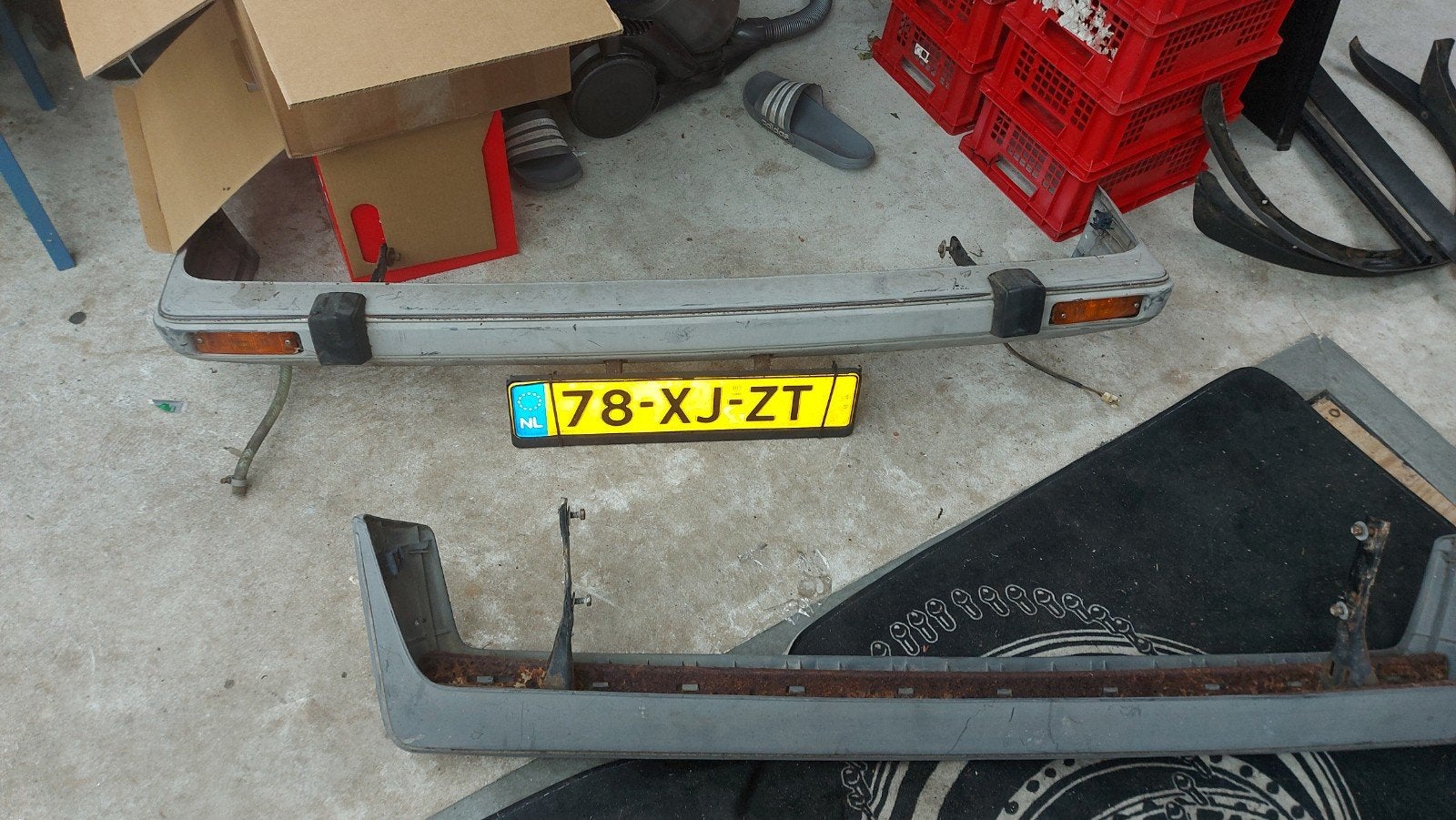 golf 1 mk1 koplamp sproeiers orgineele, Ophalen of Verzenden, Gebruikt, Volkswagen, Bumper