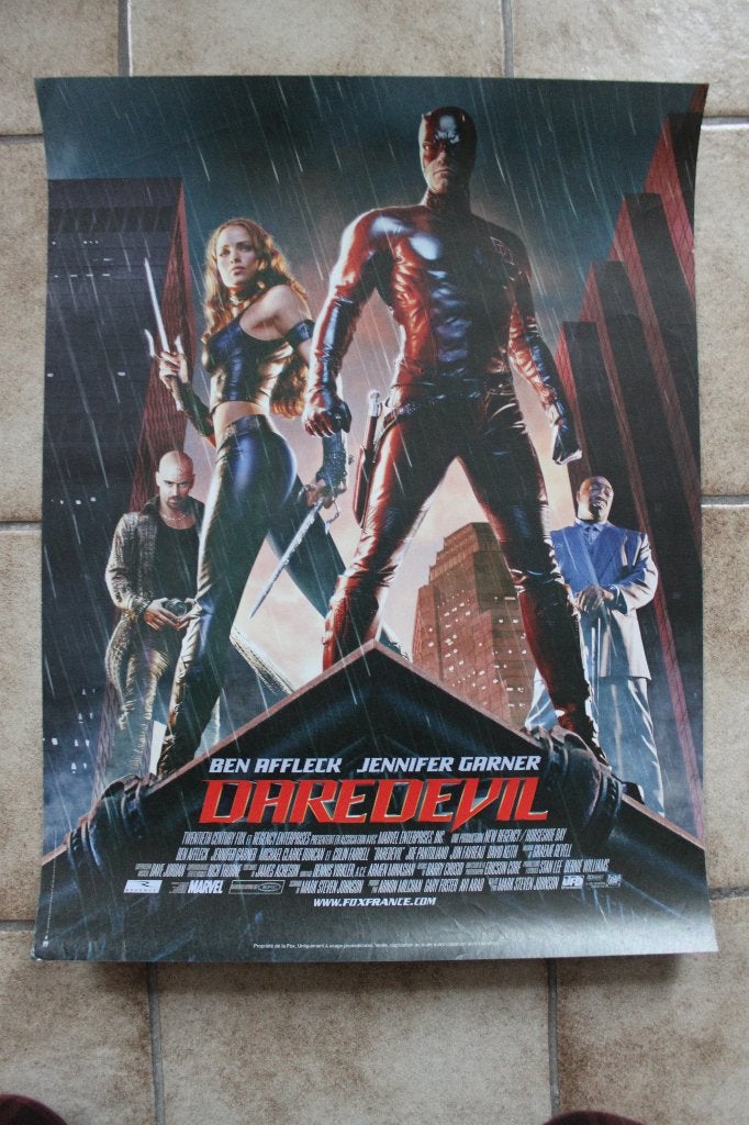 filmaffiche Daredevil 2003 Marvel filmposter, Rechthoekig Staand, Ophalen of Verzenden, Zo goed als nieuw, A1 t/m A3