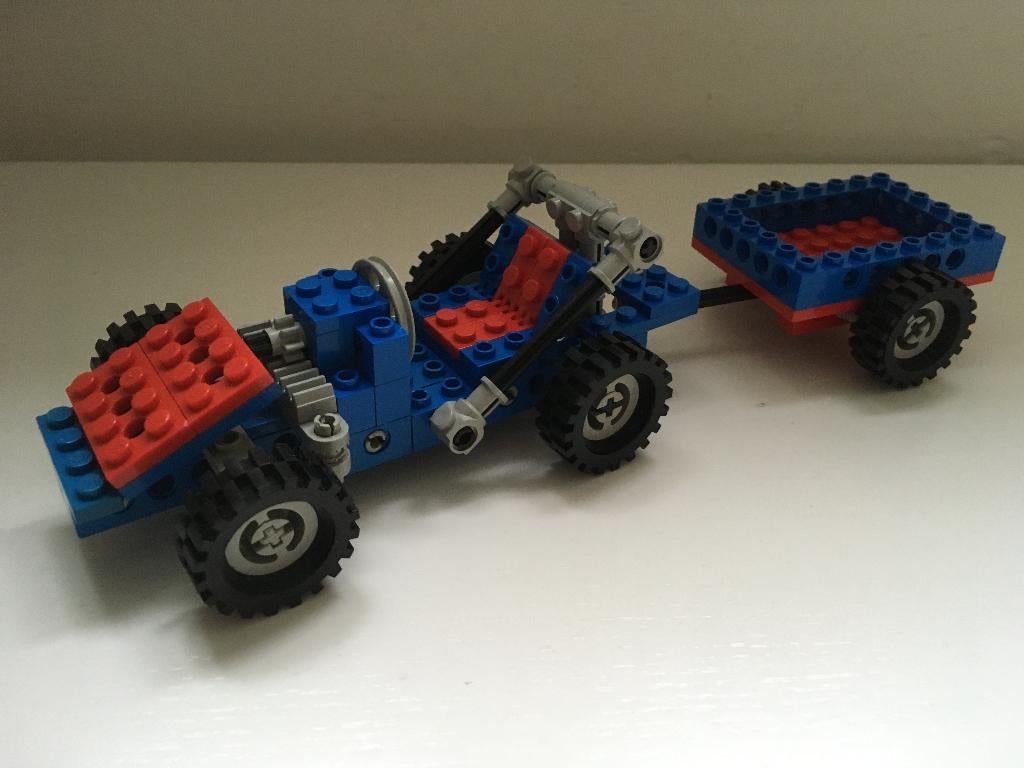 Lego Technic 8035 voertuig met aanhanger (universele set), Kinderen en Baby's, Speelgoed | Duplo en Lego, Gebruikt, Lego, Compleet
