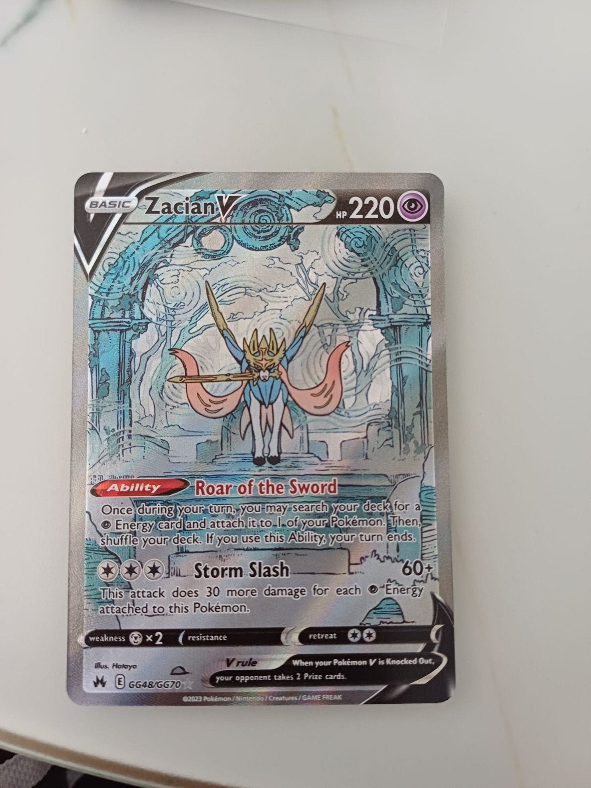 Pokémon kaarten VMAX Duraludon, Cinderace, Zacian, Ophalen of Verzenden, Zo goed als nieuw