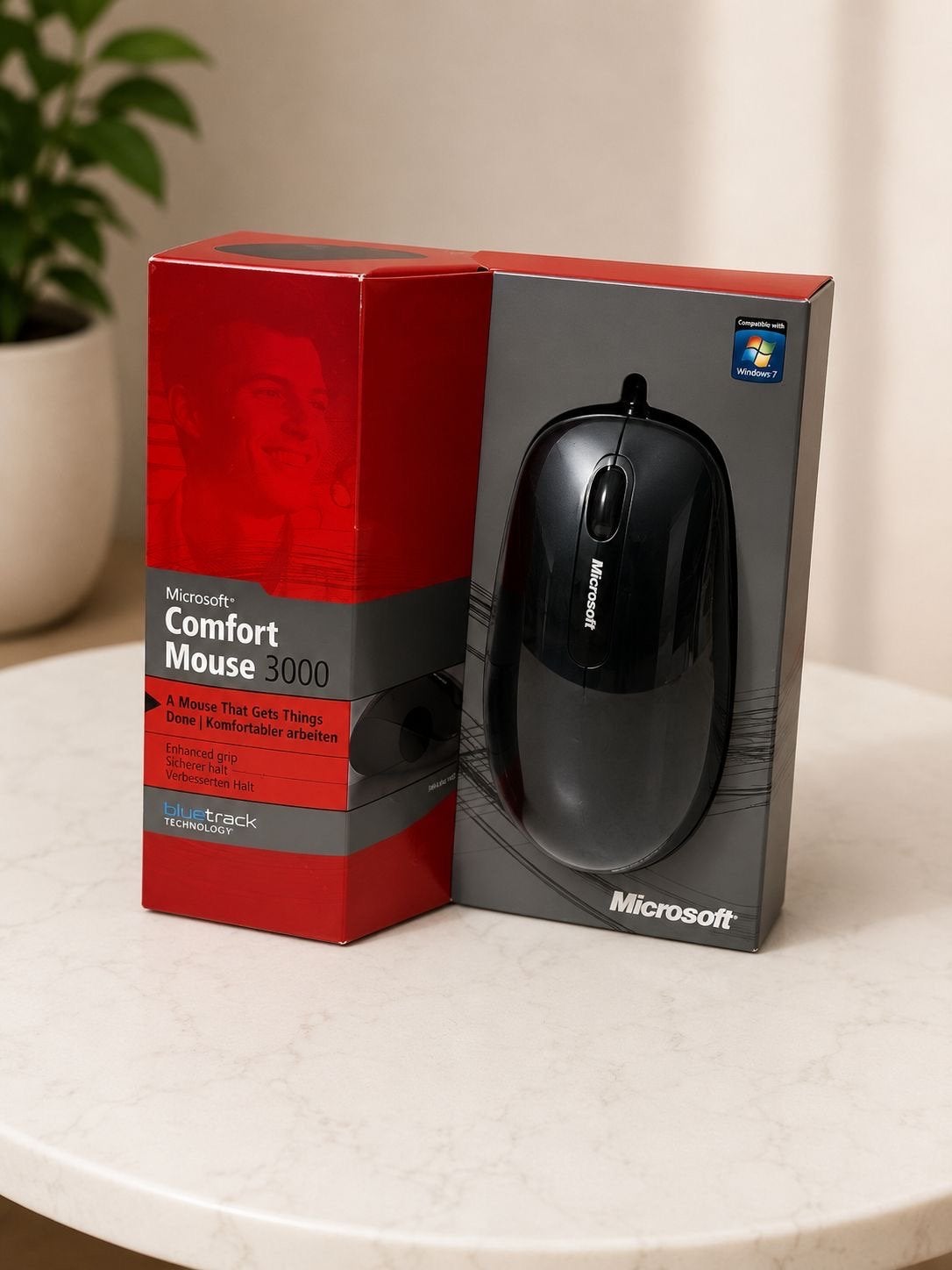 Microsoft Comfort Mouse 3000 - Bedraad, Muis, Ergonomisch, Nieuw, Ophalen of Verzenden