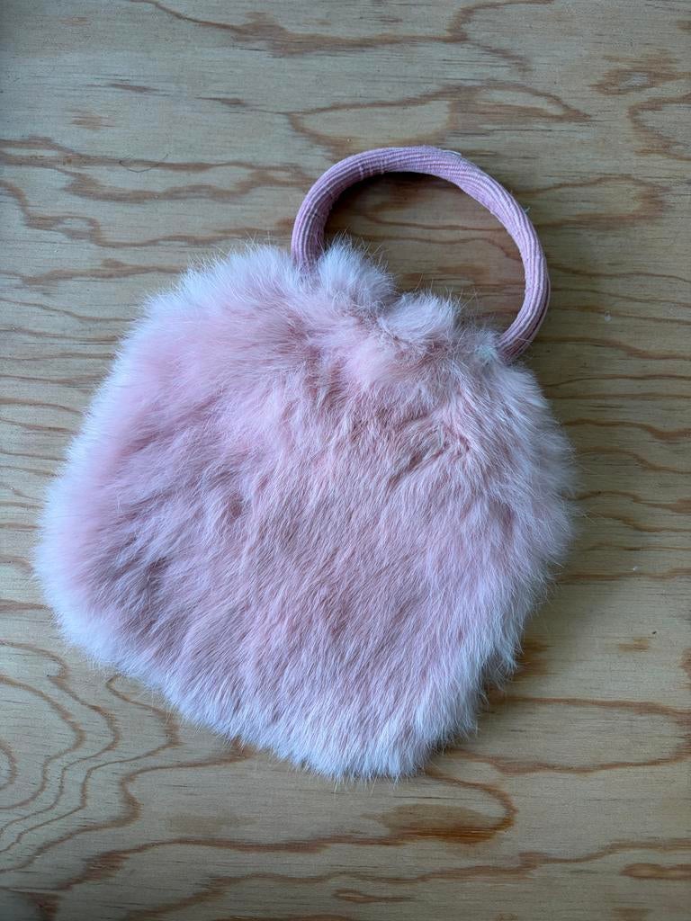 Roze harige tas, Sieraden, Tassen en Uiterlijk, Tassen | Damestassen, Ophalen of Verzenden, Gebruikt, Roze, Handtas