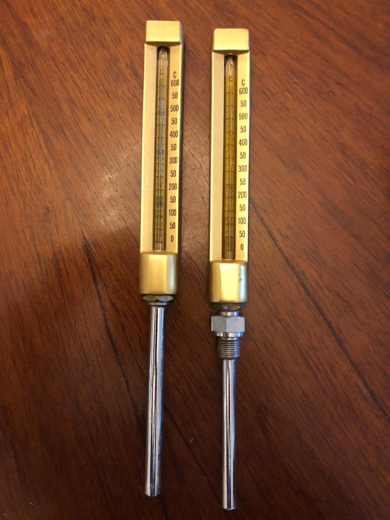 Koperen Scheeps Thermometers Stoom Nautisch Antiek, Verzamelen, Ophalen of Verzenden, Gebruikt, Motorboot, Overige typen