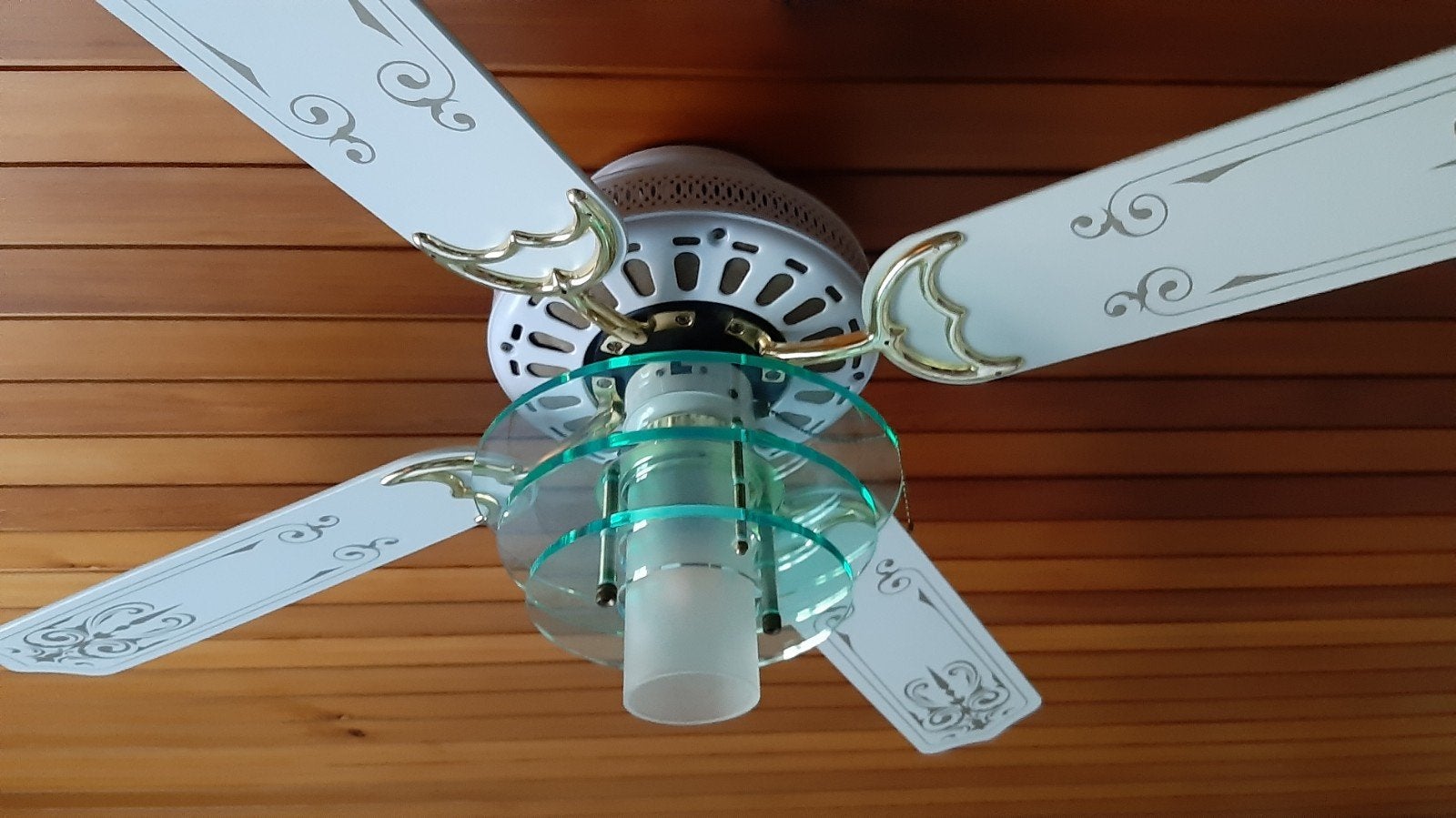 Vintage plafondventilator, Ophalen, Zo goed als nieuw, Plafondventilator