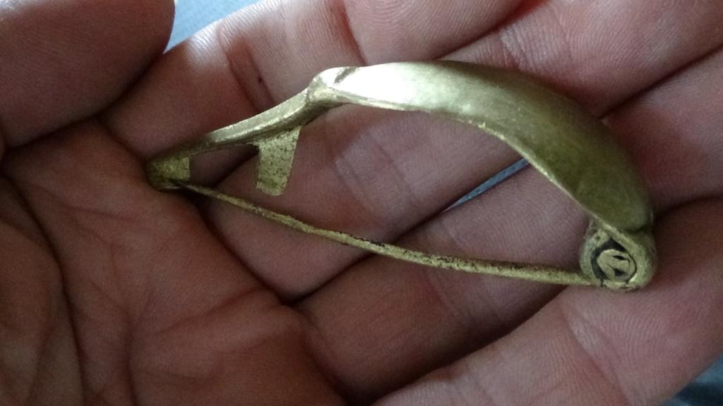 bodemvondst romeinse fibula, Antiek en Kunst, Antiek | Koper en Brons, Ophalen of Verzenden