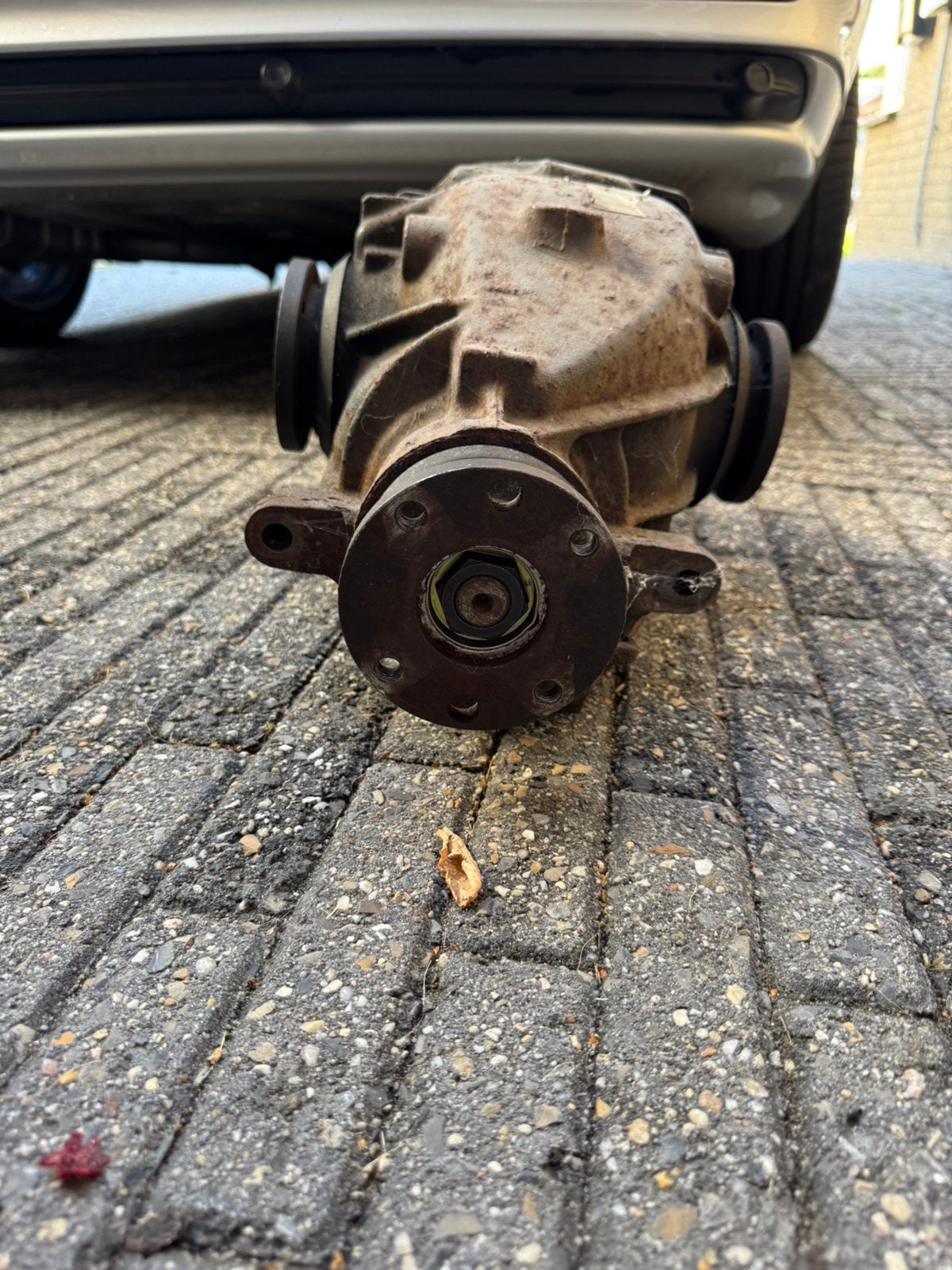 E46 diff 3.07 overerbrening (gelast), Ophalen
