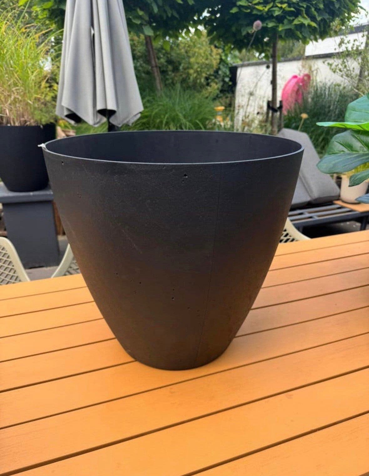 XL bloempot nieuw, Ophalen, Nieuw, Rond, Kunststof
